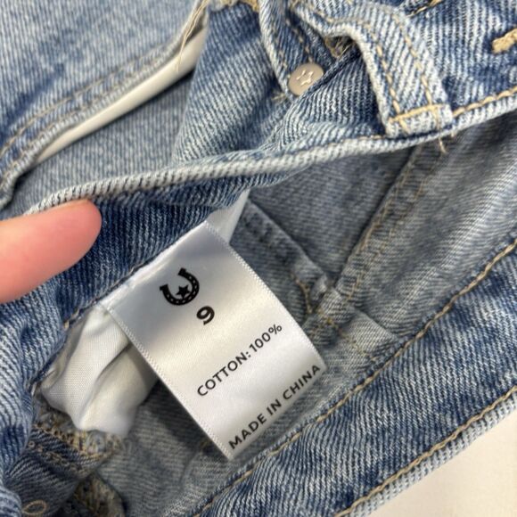 Austin Landing Barrel Jeans Womens Size 9 Light Wash High Rise Trendy Denim - Picture 3 of 7